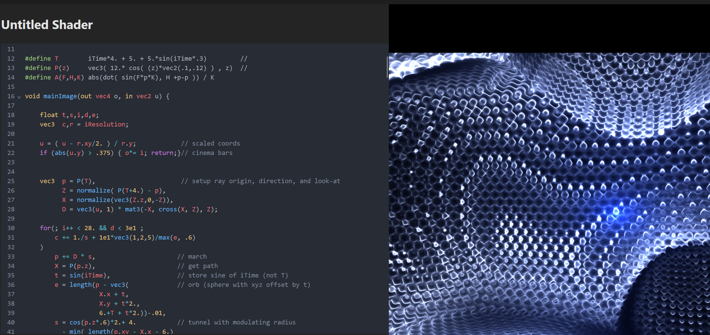 Shadro Demo Screenshot